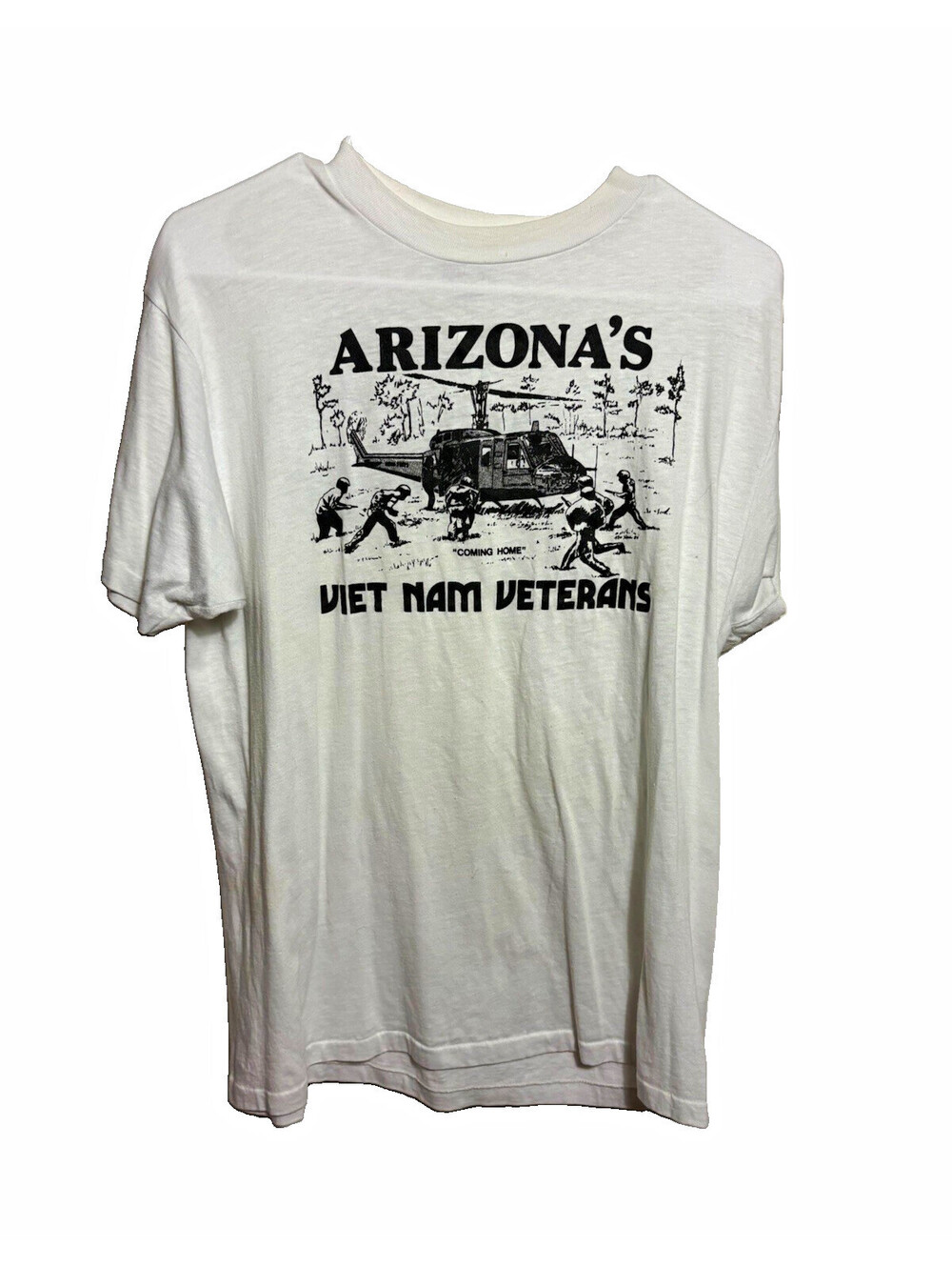 Vintage 80s Arizona’s Vietnam Veterans “Coming Home” T-Shirt Hanes 50/50 XL